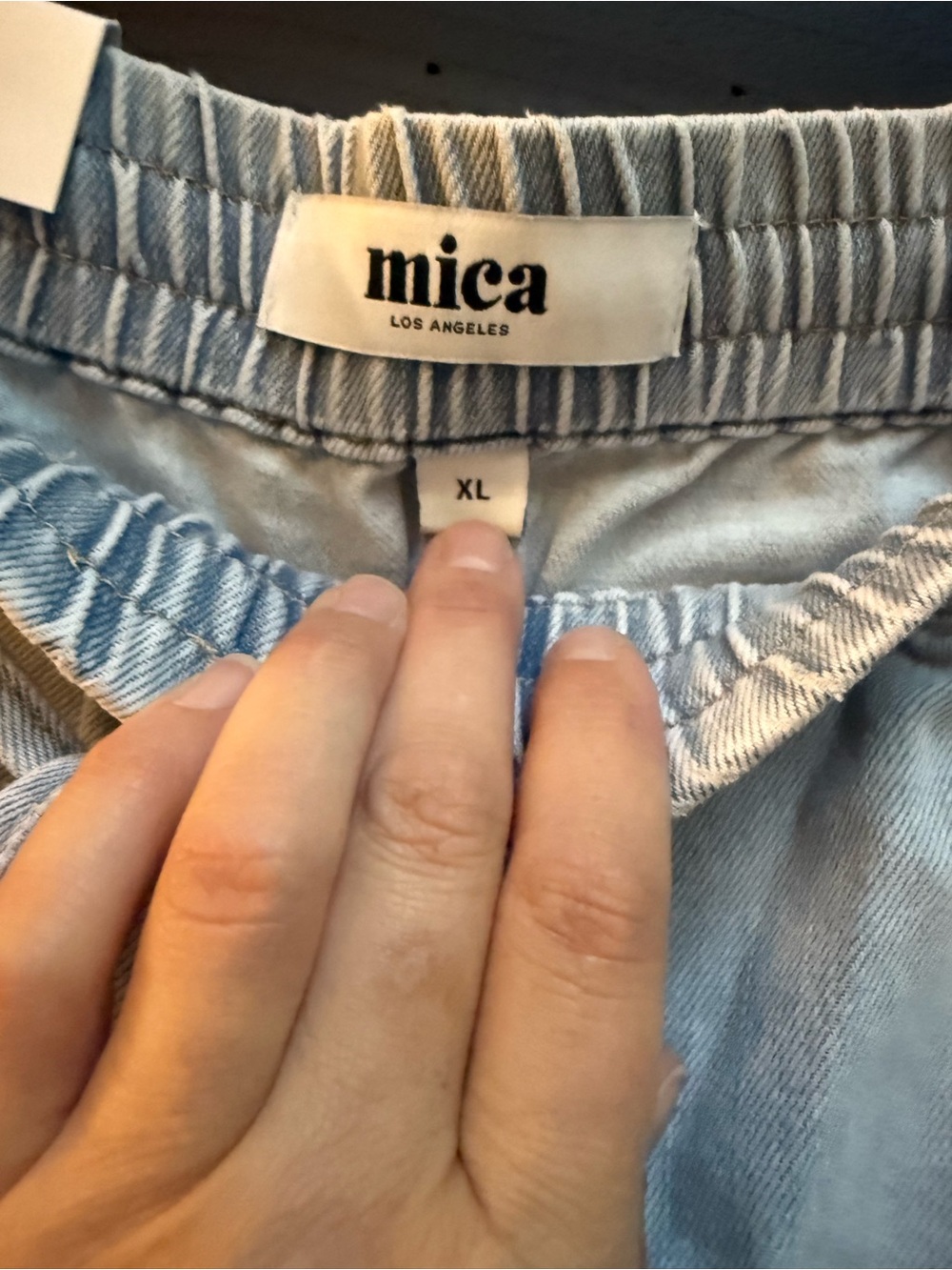 mica Washed Light Blue Wide Leg Jeans - Picture 2 of 3